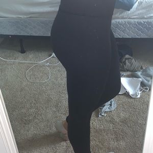 lulu lemon black leggings size 4